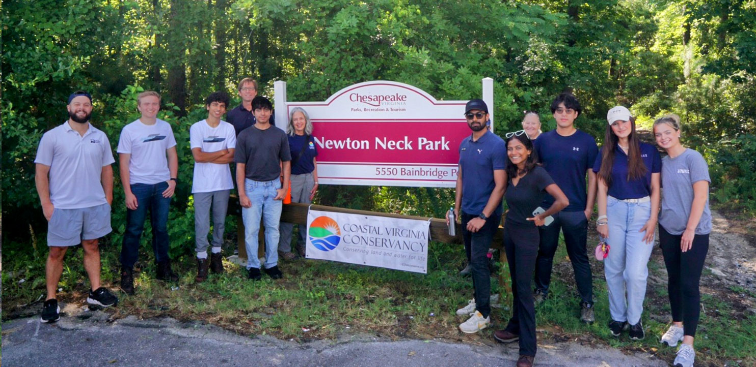 Volvo Penta and CVC interns with CVC Board members, Rob Robbins, Audrey Cotnoir and Mary Ann Saunders, and CVC Executive Director, Helen Kuhns.