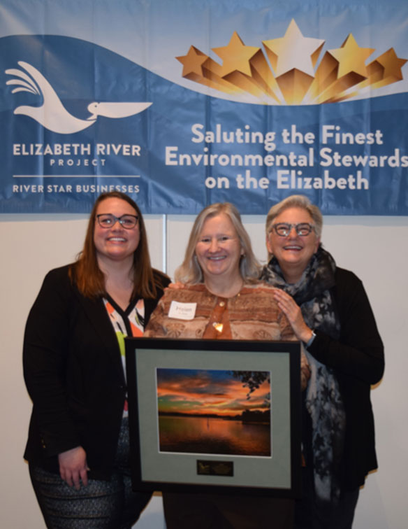 Coastal Virginia Conservancy honored as a River Star Business by Elizabeth River Project
