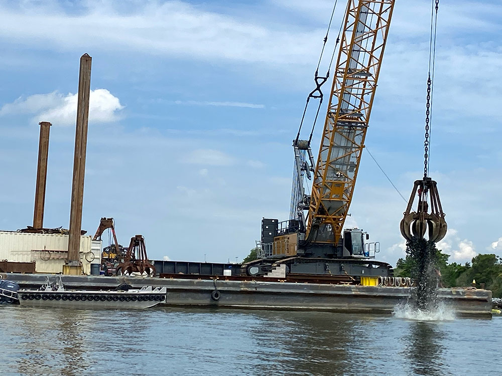 CVC assists with installation of new Oyster Reef