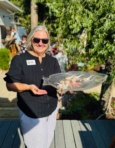 Guests enjoy a private event supporting Coastal Virginia Conservancy