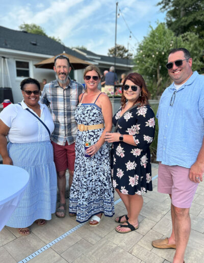 Guests enjoy a private event supporting Coastal Virginia Conservancy