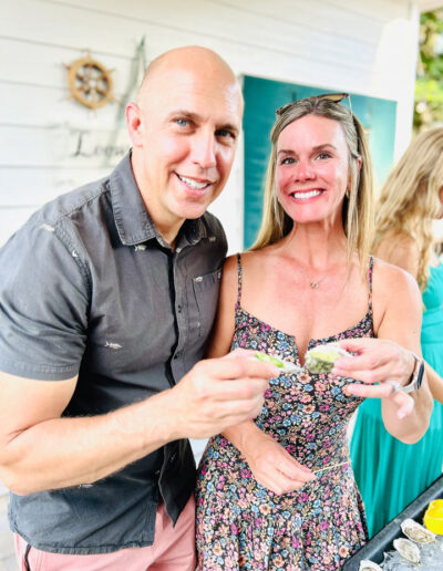 Guests enjoy a private event supporting Coastal Virginia Conservancy